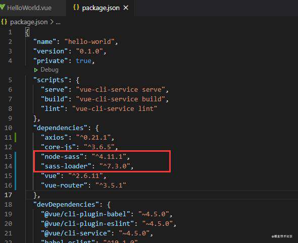 解决 vue cli4 安装sass后，一写lang= "scss"就报错
